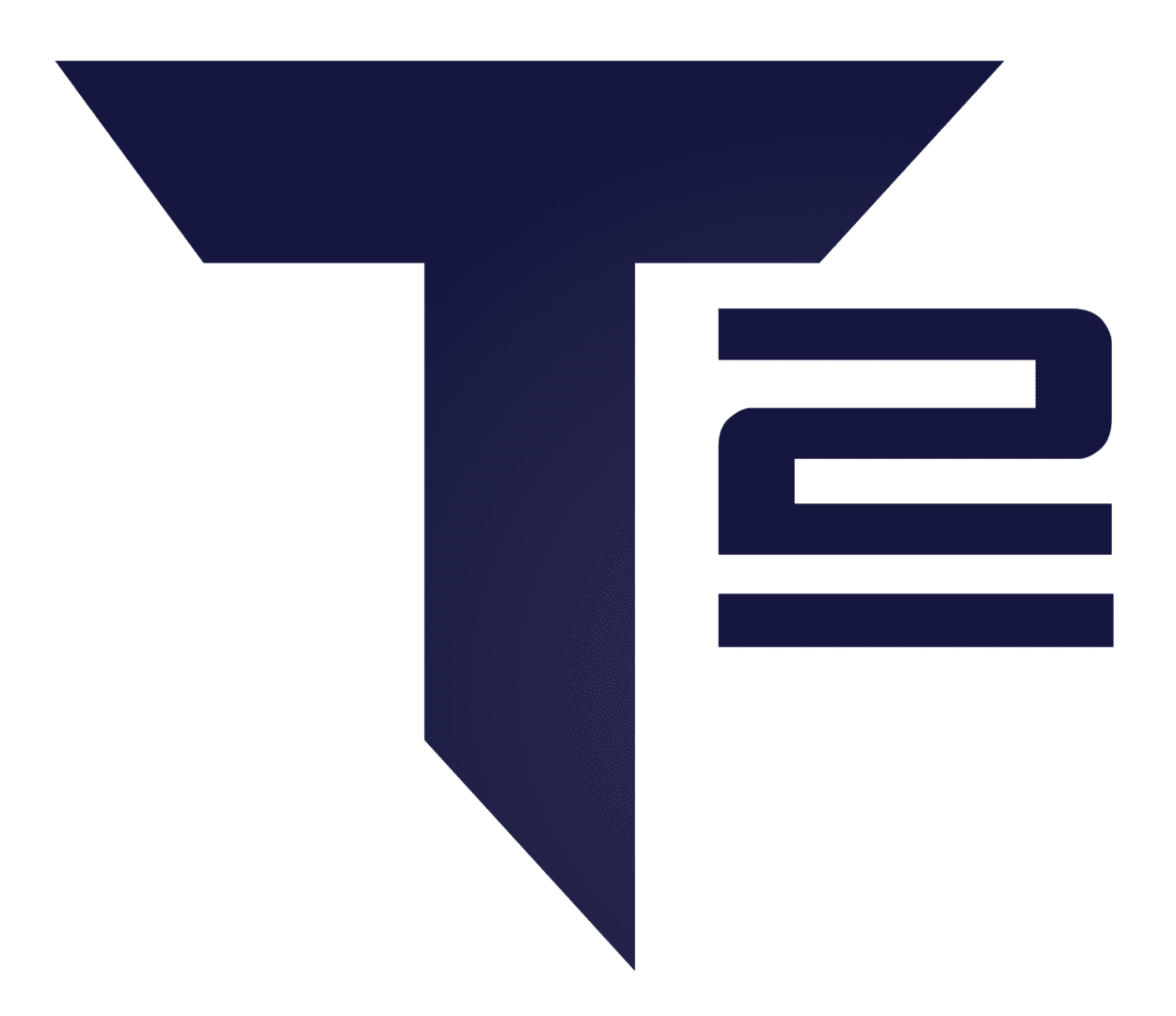 A t 2 logo is shown in black and white.