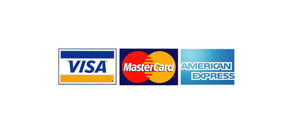 A group of credit cards and some logos.